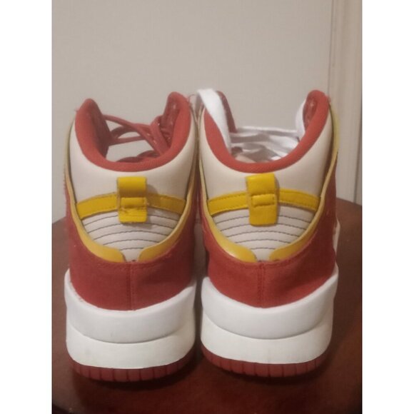 Nike Dunk High Up Cinnabar Red Gold Sneakers Shoes DH3718-600 Women’s Size 9.5 - Picture 11 of 13